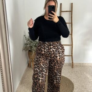 Pantalon animal print lucia