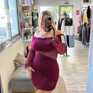 Vestido transparencia