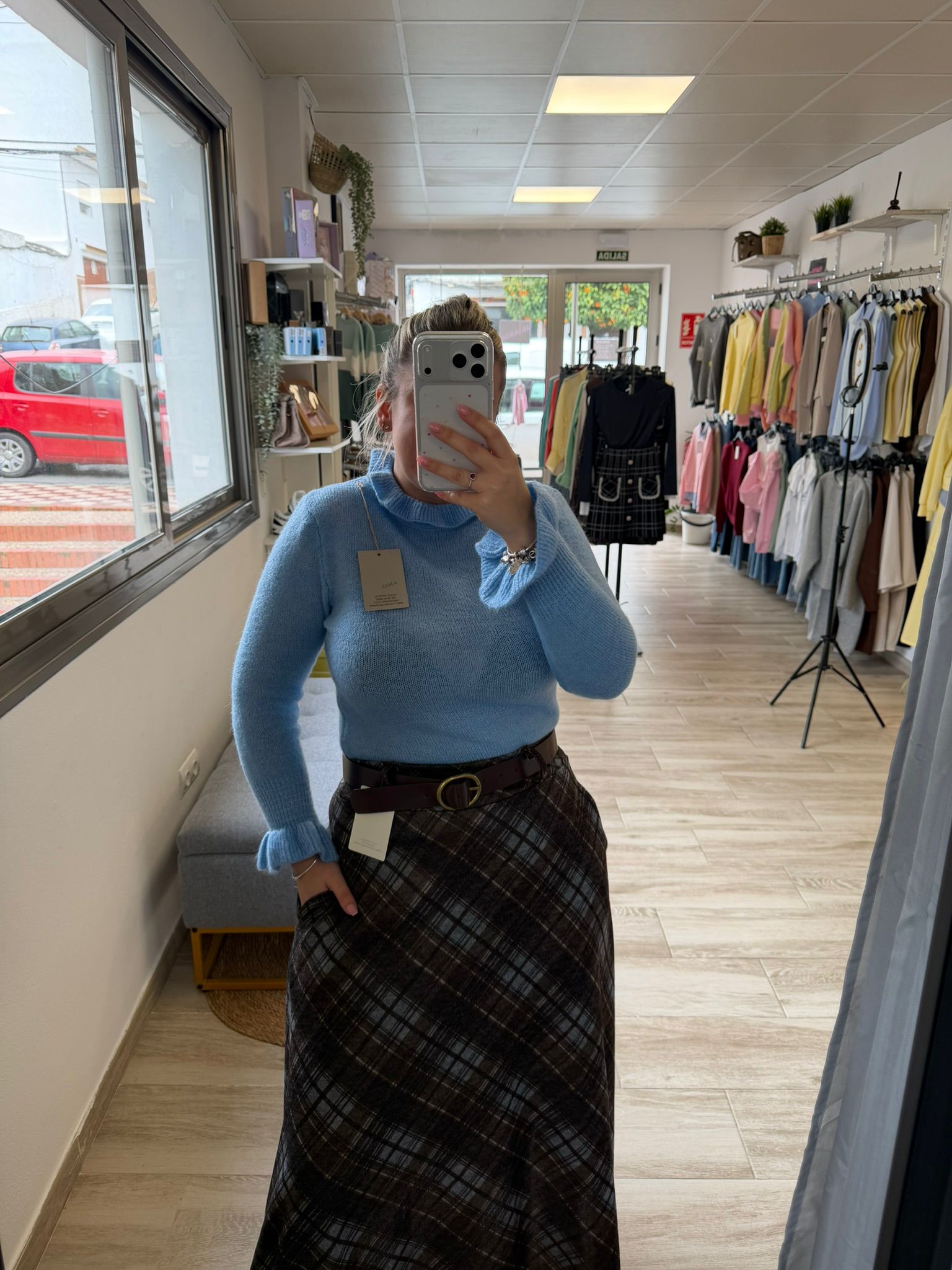 Falda cuadro vichy - Imagen 4