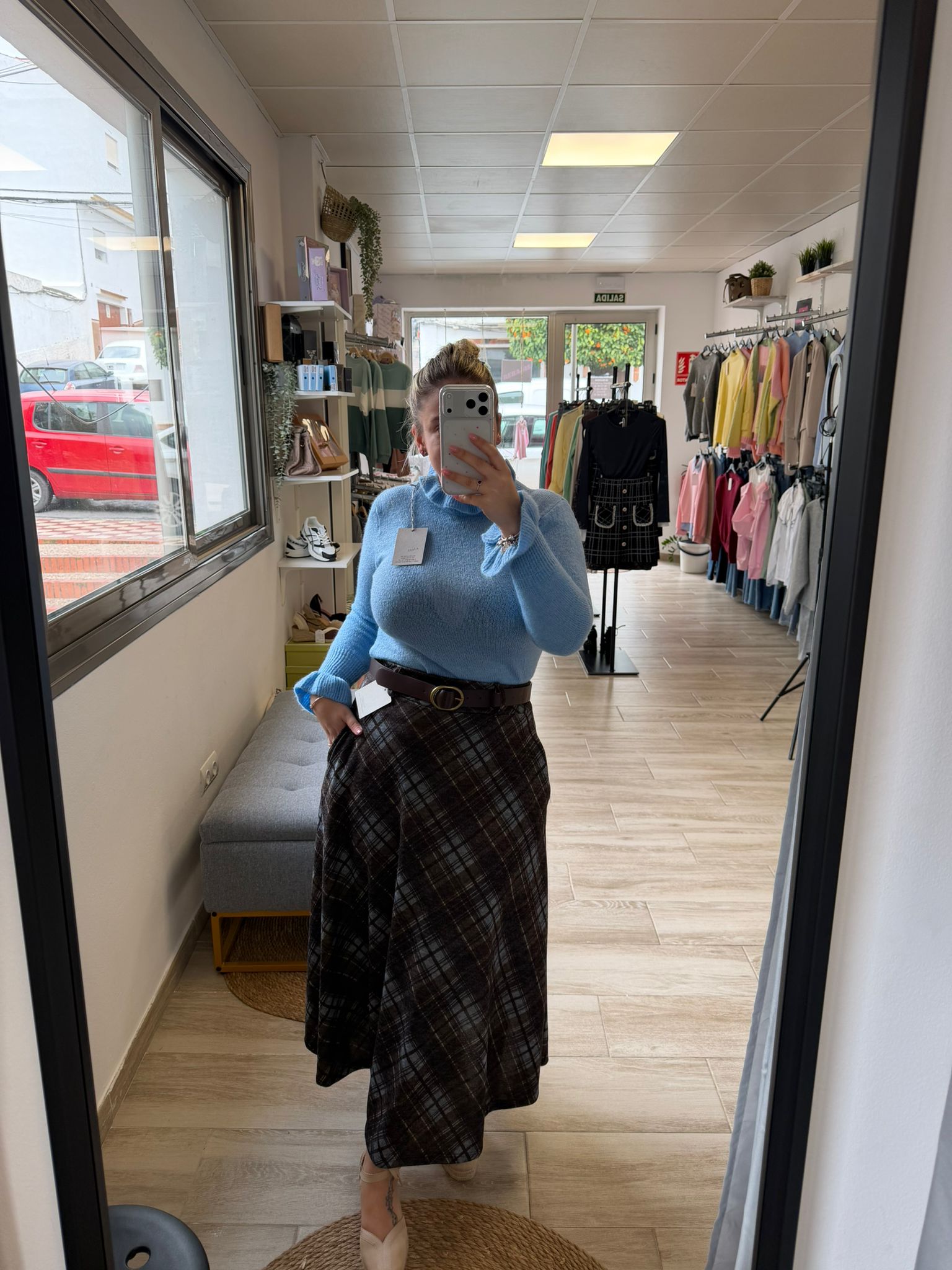 Falda cuadro vichy - Imagen 6